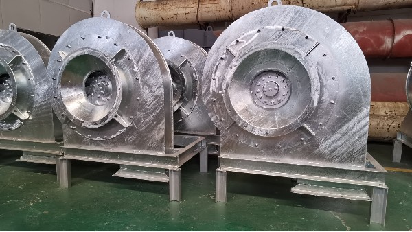 高溫離心風(fēng)機葉輪防腐